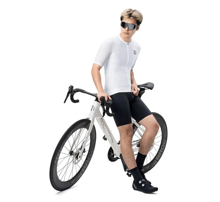 Cyklistický dres model 22114087 krátký rukáv velikost XL bílý - Rockbros Cyklistický dres model 22114087 krátký rukáv velikost XL bílý - Rockbros