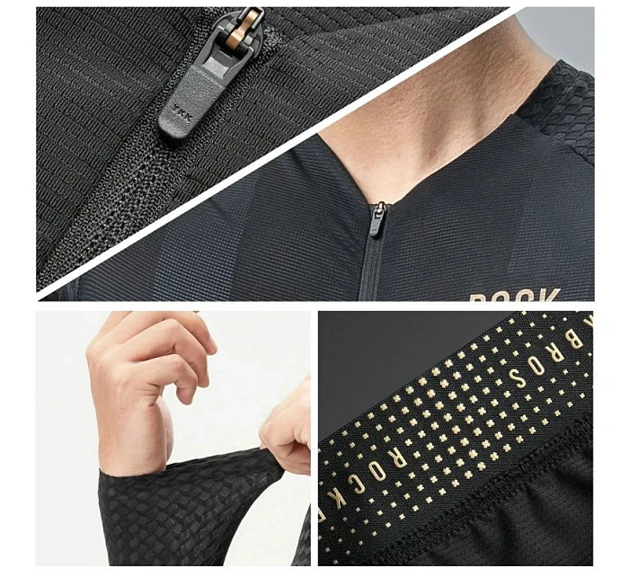 model 22114123 Cyklistický dres s dlouhým rukávem Diamond velikost S černý - Rockbros model 22114123 Cyklistický dres s dlouhým rukávem Diamond velikost S černý - Rockbros