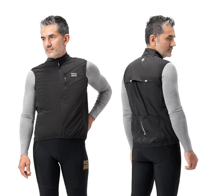 Termální vesta Rockbros MJ012 velikost XL - černá Termální vesta Rockbros MJ012 velikost XL - černá