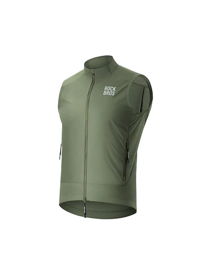 Rockbros větruodolná vesta YDMJ003 jaro/podzim velikost M - zelená Rockbros větruodolná vesta YDMJ003 jaro/podzim velikost M - zelená