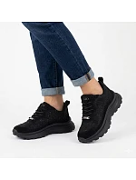 Dámské tenisky se síťovinou a zirkony černé model 22081656 - Goe