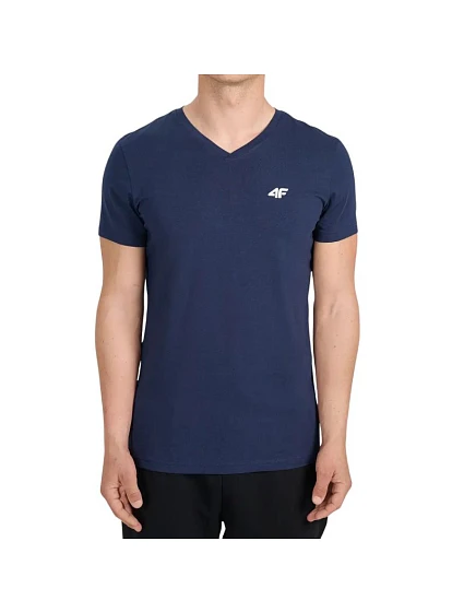 Pánské tričko 4F M3339 navy blue 4FWMM00TTSHM3339 31S pánské Pánské tričko 4F M3339 navy blue 4FWMM00TTSHM3339 31S pánské