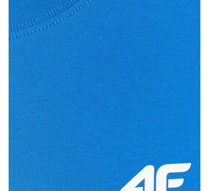 Pánské tričko 4F M3341 modré 4FWMM00TTSHM3341 33S pánské Pánské tričko 4F M3341 modré 4FWMM00TTSHM3341 33S pánské