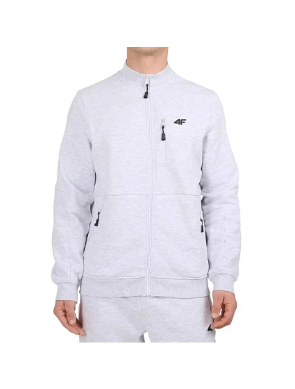 Pánská mikina 4F M2547 cool light grey melange 4FWMM00TSWSM2547 27M pánské Pánská mikina 4F M2547 cool light grey melange 4FWMM00TSWSM2547 27M pánské