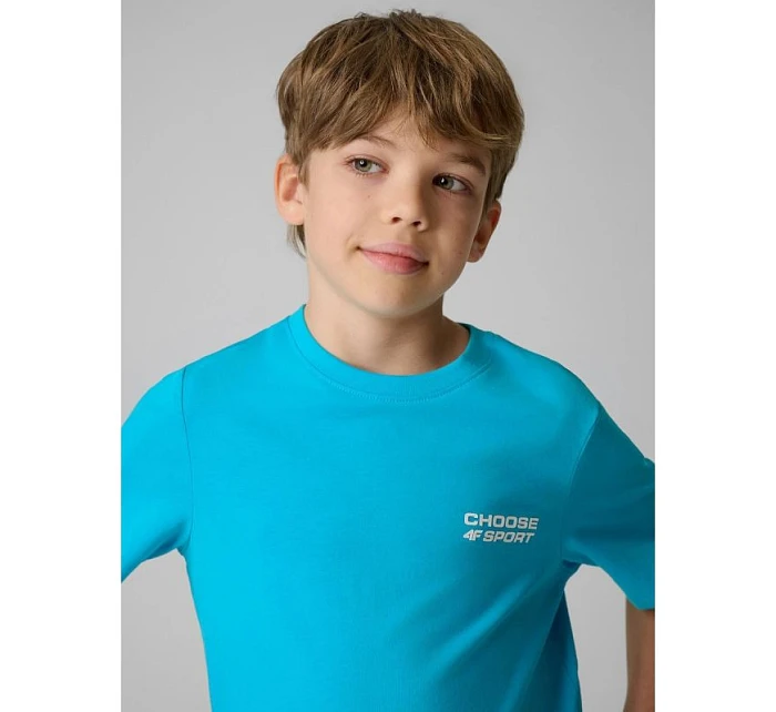 Chlapecké tričko s potiskem 4F 4FJRSS26TTSHM3832-33S Chlapecké tričko s potiskem 4F 4FJRSS26TTSHM3832-33S