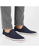 męskie slip on granatowe model 22087109 - FILIPPO