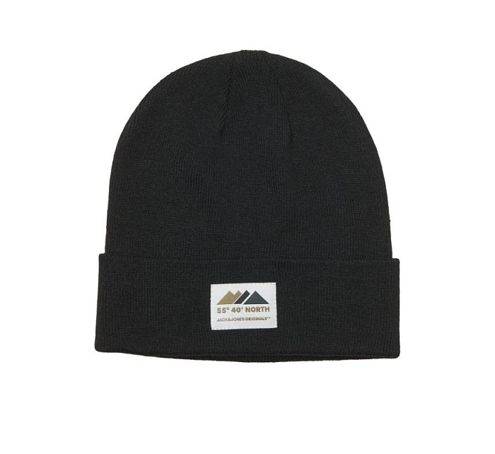 Zimní čepice Jack&Jones 12264107 BLACK Zimní čepice Jack&Jones 12264107 BLACK