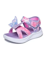 Dětské sandály Skechers JUMPSTERS SANDAL BUTTERFLY BRITES 303109N LVMT