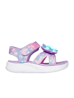 Dětské sandály Skechers JUMPSTERS SANDAL BUTTERFLY BRITES 303109N LVMT