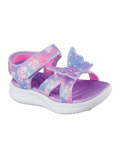 Dětské sandály Skechers JUMPSTERS SANDAL BUTTERFLY BRITES 303109N LVMT
