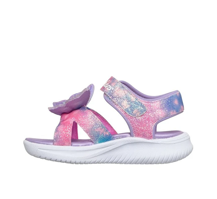 Dětské sandály Skechers JUMPSTERS SANDAL BUTTERFLY BRITES 303109N LVMT Dětské sandály Skechers JUMPSTERS SANDAL BUTTERFLY BRITES 303109N LVMT