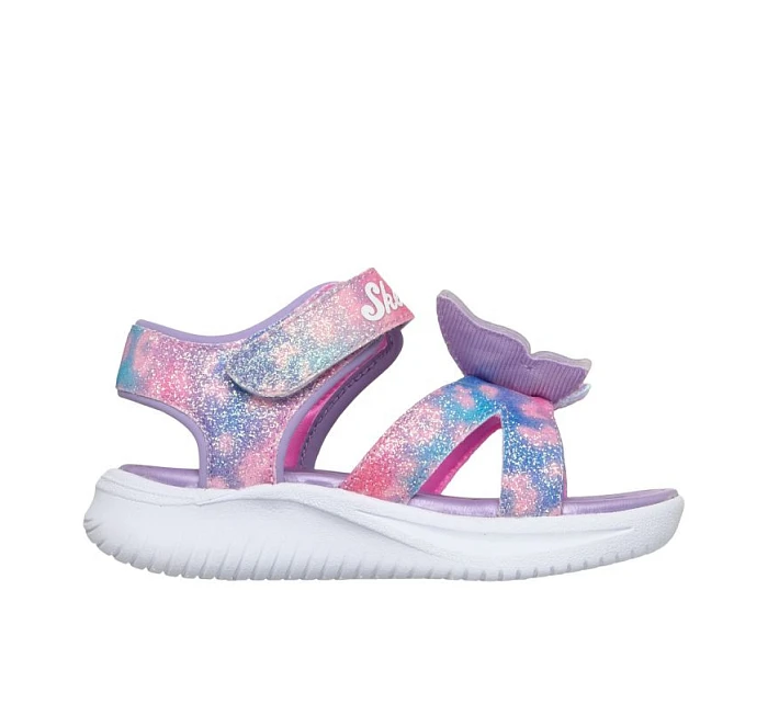 Dětské sandály Skechers JUMPSTERS SANDAL BUTTERFLY BRITES 303109N LVMT Dětské sandály Skechers JUMPSTERS SANDAL BUTTERFLY BRITES 303109N LVMT