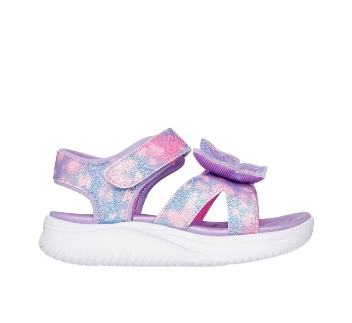 Dětské sandály Skechers JUMPSTERS SANDAL BUTTERFLY BRITES 303109N LVMT Dětské sandály Skechers JUMPSTERS SANDAL BUTTERFLY BRITES 303109N LVMT