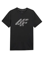 Pánské tričko 4F M3342 deep black 4FWMM00TTSHM3342 020S pánské Pánské tričko 4F M3342 deep black 4FWMM00TTSHM3342 020S pánské