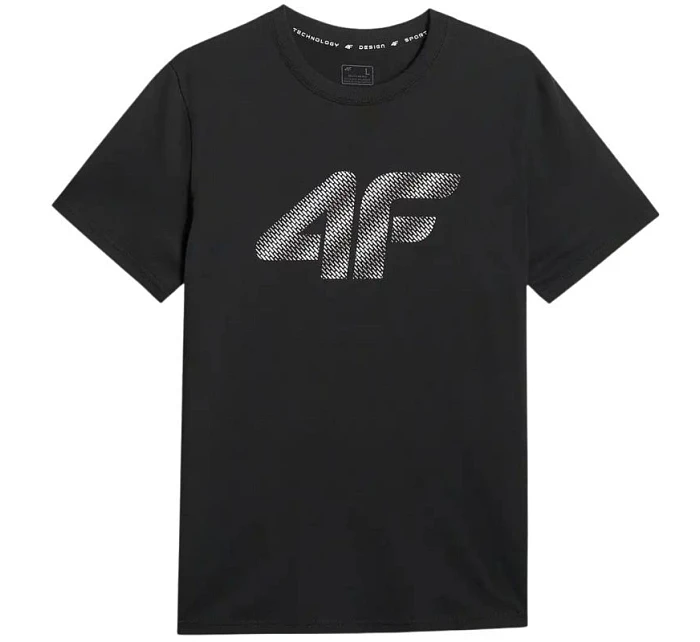 Pánské tričko 4F M3342 deep black 4FWMM00TTSHM3342 020S pánské Pánské tričko 4F M3342 deep black 4FWMM00TTSHM3342 020S pánské