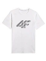 Pánské tričko 4F M3342 white 4FWMM00TTSHM3342 10S pánské