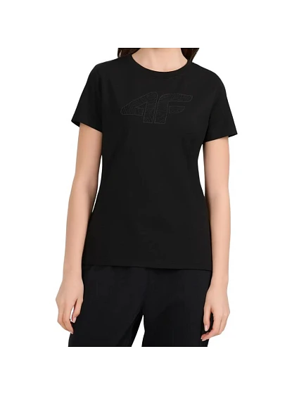 Dámské tričko 4F F3309 tmavě černé 4FWMM00TTSHF3309 20S Dámské tričko 4F F3309 tmavě černé 4FWMM00TTSHF3309 20S