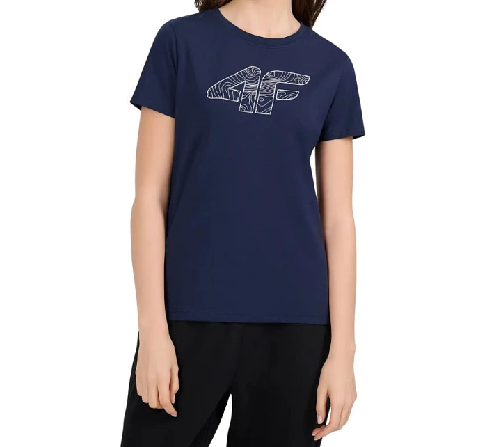 Dámské tričko 4F F3309 námořnická modrá 4FWMM00TTSHF3309 31S Dámské tričko 4F F3309 námořnická modrá 4FWMM00TTSHF3309 31S