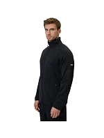 Pánský fleece 4F M443 deep black melange 4FWSS26TFLEM443 20M