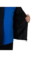 Pánský fleece 4F M443 deep black melange 4FWSS26TFLEM443 20M