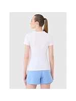 Dámské hladké tričko slim 4F 4FWMM00TTSHF2673-10S