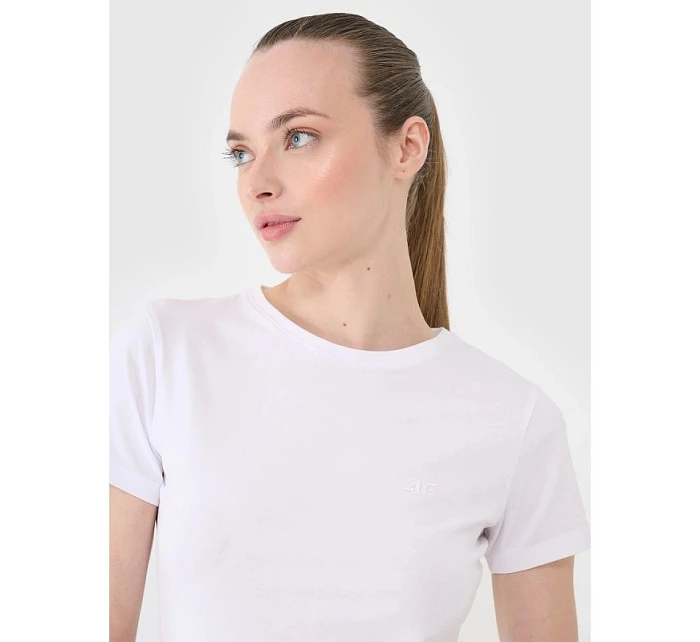 Dámské hladké tričko slim 4F 4FWMM00TTSHF2673-10S Dámské hladké tričko slim 4F 4FWMM00TTSHF2673-10S