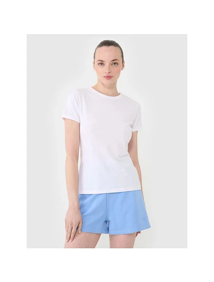 Dámské hladké tričko slim 4F 4FWMM00TTSHF2673-10S Dámské hladké tričko slim 4F 4FWMM00TTSHF2673-10S