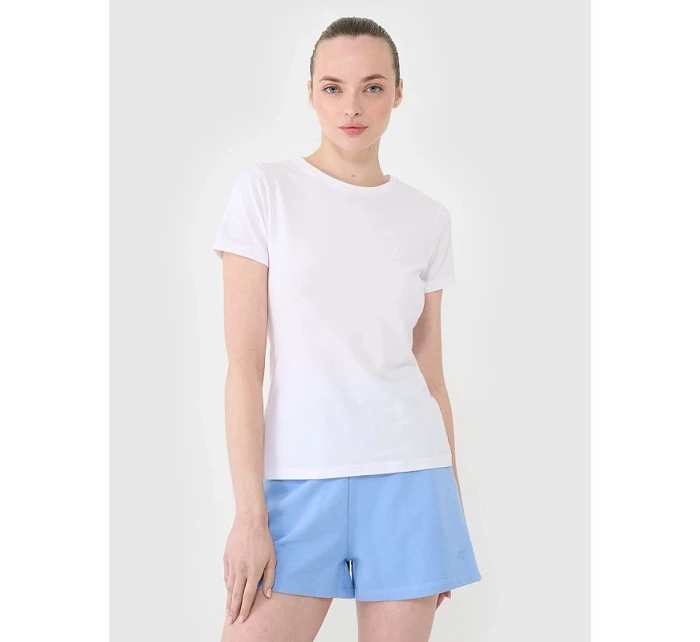 Dámské hladké tričko slim 4F 4FWMM00TTSHF2673-10S Dámské hladké tričko slim 4F 4FWMM00TTSHF2673-10S