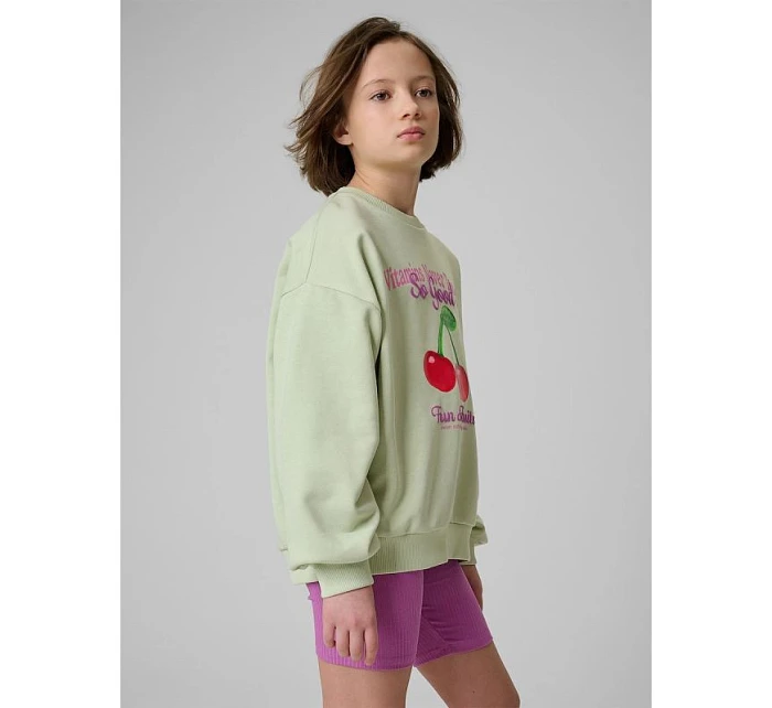 Dívčí volná mikina s kapucí 4F 4FJRSS26TSWSF2903-47S Dívčí volná mikina s kapucí 4F 4FJRSS26TSWSF2903-47S