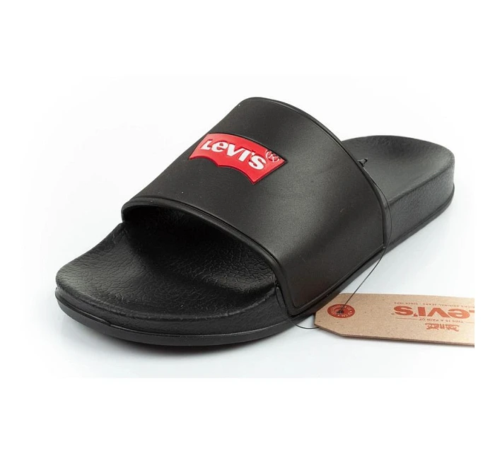 Dámské sportovní žabky Levi's pohodlné módní černé dámské boty Dámské sportovní žabky Levi's pohodlné módní černé dámské boty