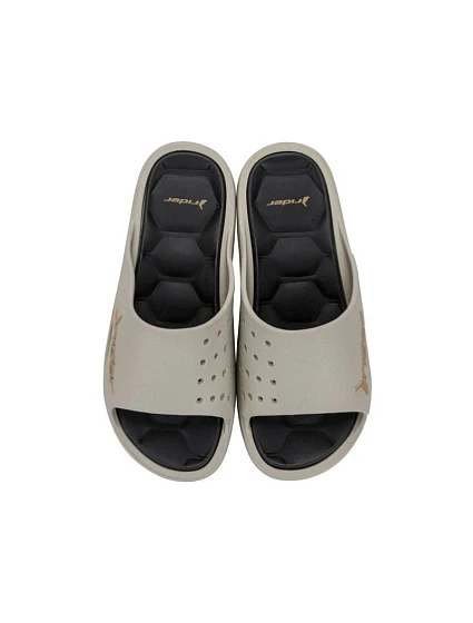 Pánské sportovní žabky Bay  pohodlné hnědé pantofle model 22088641 - Rider