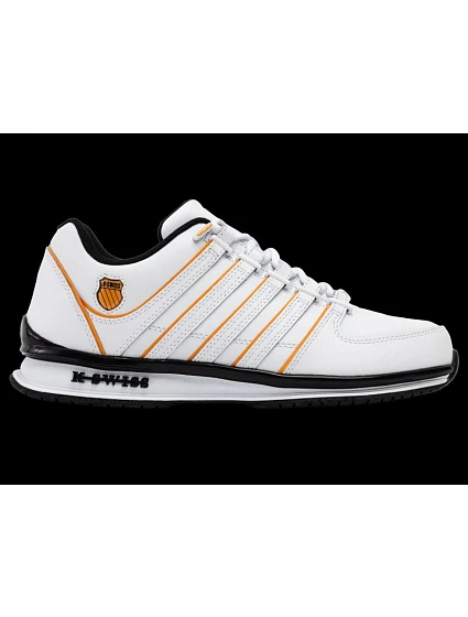 Tenisky K-swiss RINZLER WHITE/ORANGE POPPY/BLACK-M (01235-185-M) Tenisky K-swiss RINZLER WHITE/ORANGE POPPY/BLACK-M (01235-185-M)