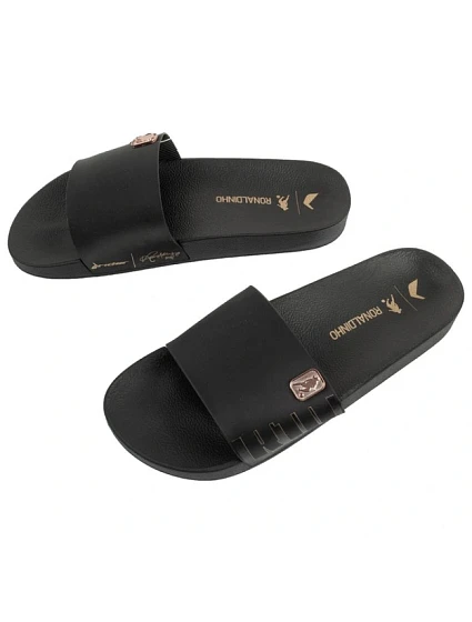 Pánské sportovní žabky R10 Slide pohodlné černé pantofle Rider Pánské sportovní žabky R10 Slide pohodlné černé pantofle Rider