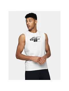 Pánské tričko bez rukávů 4F 4FWSS26TSLEM357-10S