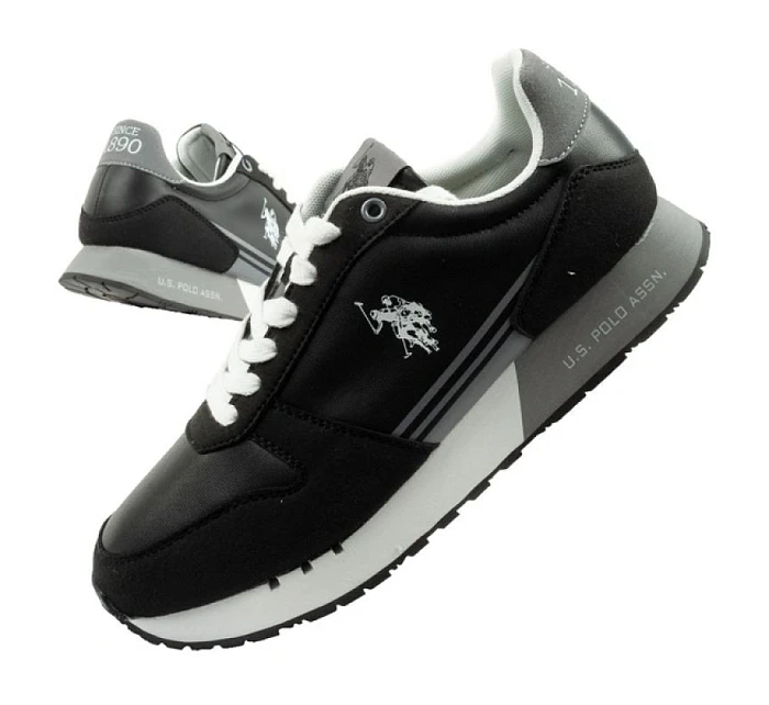 U.S. Polo Assn sportovní boty tenisky pánské módní pohodlné černé U.S. Polo Assn sportovní boty tenisky pánské módní pohodlné černé
