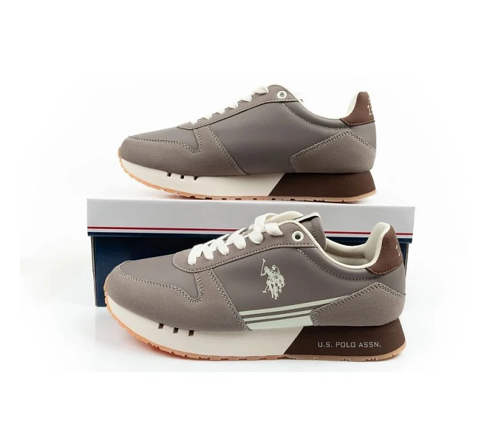 U.S. Polo Assn sportovní boty tenisky pánské módní pohodlné hnědé U.S. Polo Assn sportovní boty tenisky pánské módní pohodlné hnědé