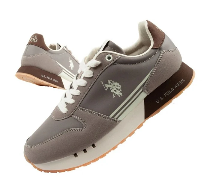 U.S. Polo Assn sportovní boty tenisky pánské módní pohodlné hnědé U.S. Polo Assn sportovní boty tenisky pánské módní pohodlné hnědé
