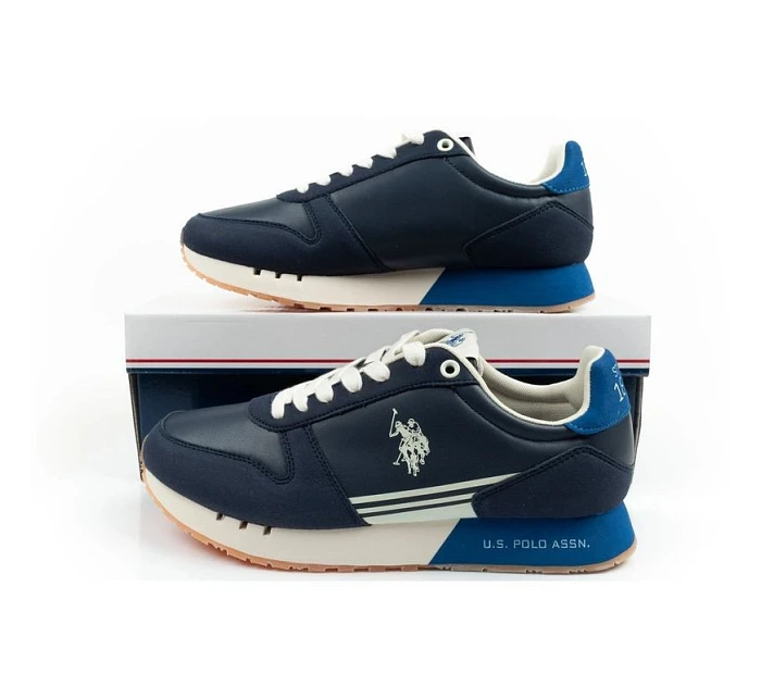 U.S. Polo Assn sportovní boty tenisky pánské módní pohodlné modré U.S. Polo Assn sportovní boty tenisky pánské módní pohodlné modré