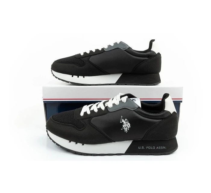 U.S. Polo Assn sportovní boty tenisky pánské módní pohodlné černé U.S. Polo Assn sportovní boty tenisky pánské módní pohodlné černé