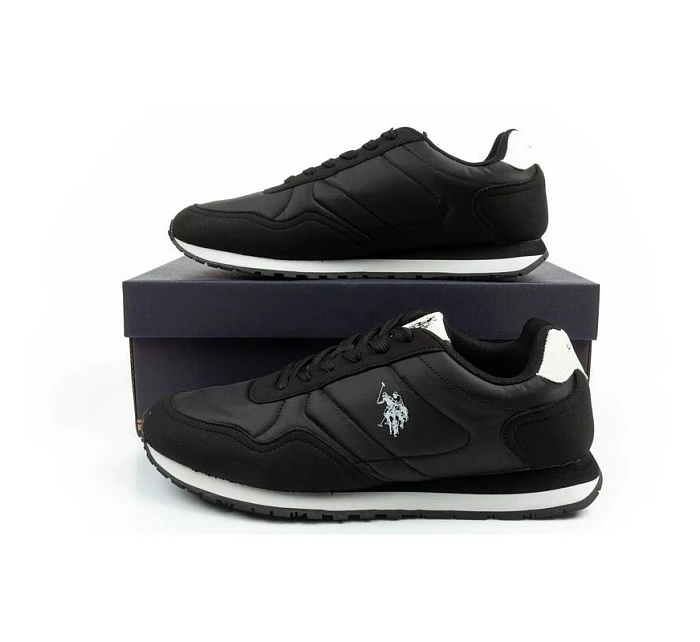 U.S. Polo Assn sportovní boty tenisky pánské módní pohodlné černé U.S. Polo Assn sportovní boty tenisky pánské módní pohodlné černé