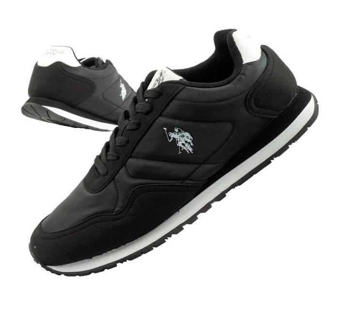 U.S. Polo Assn sportovní boty tenisky pánské módní pohodlné černé U.S. Polo Assn sportovní boty tenisky pánské módní pohodlné černé