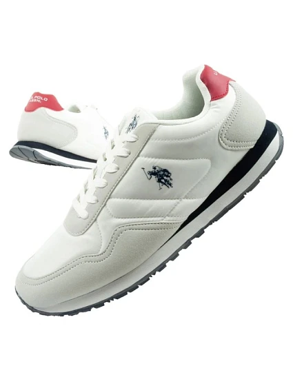 U.S. Polo Assn sportovní boty tenisky pánské módní pohodlné bílé U.S. Polo Assn sportovní boty tenisky pánské módní pohodlné bílé