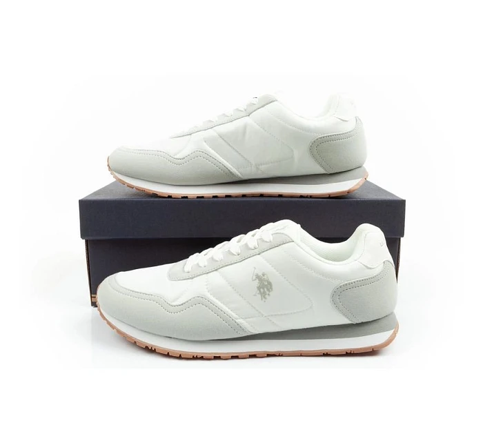 U.S. Polo Assn sportovní boty tenisky pánské módní pohodlné bílé U.S. Polo Assn sportovní boty tenisky pánské módní pohodlné bílé