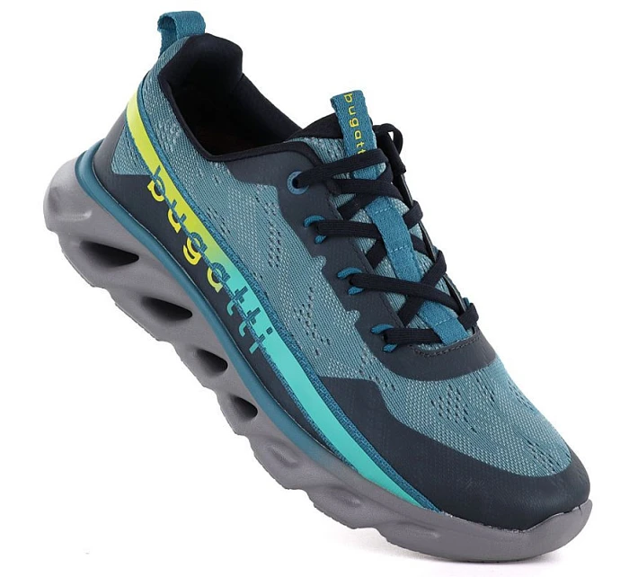 Pánské modré sportovní polobotky Bugatti TT153193 Pánské modré sportovní polobotky Bugatti TT153193