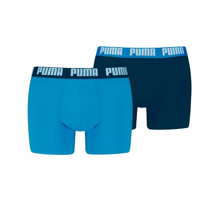 Pánské boxerky Puma Everyday Basic 2p modrá, tmavě modrá 938320 12 Pánské boxerky Puma Everyday Basic 2p modrá, tmavě modrá 938320 12