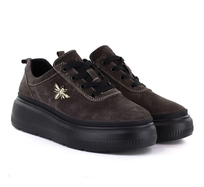 Dámské kožené boty na platformě hnědé Vinceza 41523 dámské Dámské kožené boty na platformě hnědé Vinceza 41523 dámské