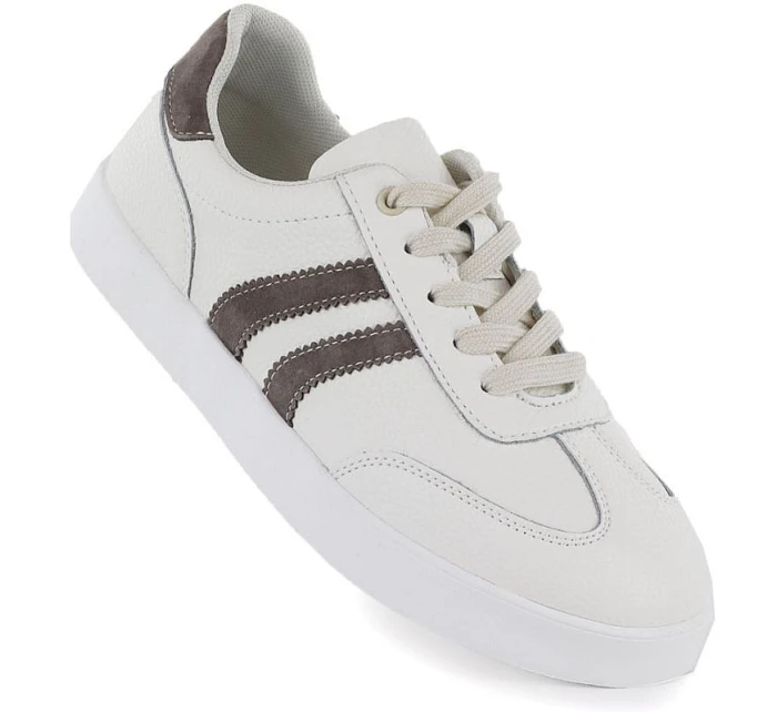 Dámské krémové kožené polobotky Vinceza 41505 Dámské krémové kožené polobotky Vinceza 41505