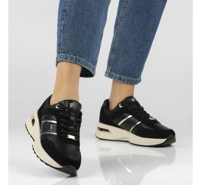 Dámské kožené polobotky černé model 22116789 dámské - FILIPPO Dámské kožené polobotky černé model 22116789 dámské - FILIPPO