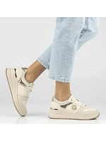 Dámské kožené polobotky béžové model 22116796 dámské - FILIPPO