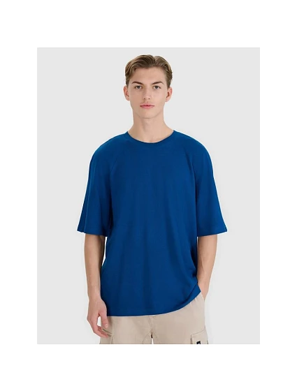 Pánské modalové tričko oversize 4F 4FRSS25TTSHM2731-46S Pánské modalové tričko oversize 4F 4FRSS25TTSHM2731-46S